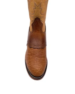 'Boulet' Men's 13" Buckaroo Western Round Toe - Cognac / Butterscotch -Outdoor Clothing Store 41632 1 1024x1024@2x
