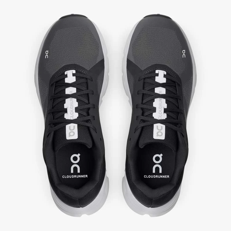 'On Running' Men's Cloudrunner - Eclipse / Frost 'On Running' Men's Cloudrunner - Eclipse / Frost -Outdoor Clothing Store 46.99017 cloudrunner ss22 eclipse frost m