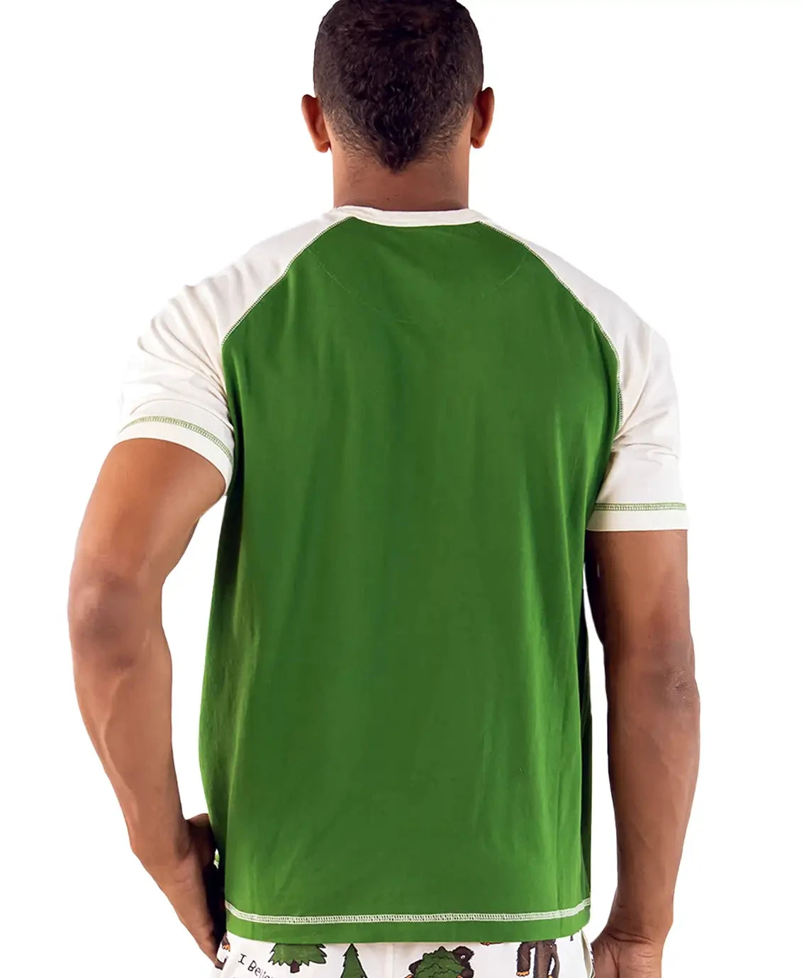 'Lazy One' Men's Bigfoot PJ Tee - Green 'Lazy One' Men's Bigfoot PJ Tee - Green -Outdoor Clothing Store