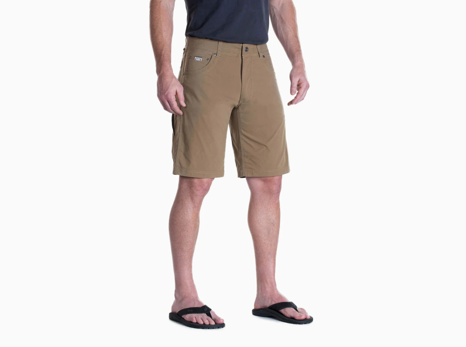 'Kuhl' Men's 10" Radikl™ Short - Dark Khaki 'Kuhl' Men's 10" Radikl™ Short - Dark Khaki -Outdoor Clothing Store