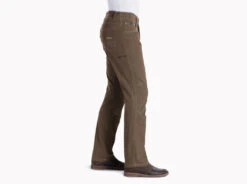 'Kuhl' Men's Kanvus™ Jeans - Dark Khaki -Outdoor Clothing Store 5114 kanvusjean darkkhaki side 1024x1024@2x