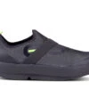 'OOFOS' Men's OOmg Fiber Low Slip On - Black / Gray -Outdoor Clothing Store 5180FIBRE shot1 1024x1024@2x