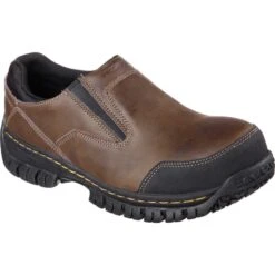 'Skechers' Men's Hartan Steel Toe Slip On - Dark Brown -Outdoor Clothing Store 63e11b40 3176 420f ae4a e97ca16284e4.ecf3369a2b68581a104a76e4f2d5f40c 1024x1024@2x