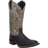 'Laredo' Men's 13" Isaac Western Square Toe - Black / Grey -Outdoor Clothing Store 7910 1 1 1024x1024@2x