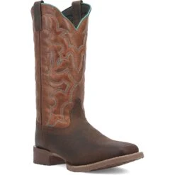 'Laredo' Men's 13" Odie Western Square Toe - Dark Brown -Outdoor Clothing Store 7961 shdw 1 1024x1024@2x