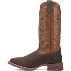 'Laredo' Men's 13" Odie Western Square Toe - Dark Brown -Outdoor Clothing Store 7961 shdw 3 1024x1024@2x
