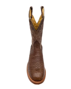 'Boulet' Men's 12" Roper Western Round Toe - Shoulder Noce Taurus / Organza Brown -Outdoor Clothing Store 82093 1024x1024@2x