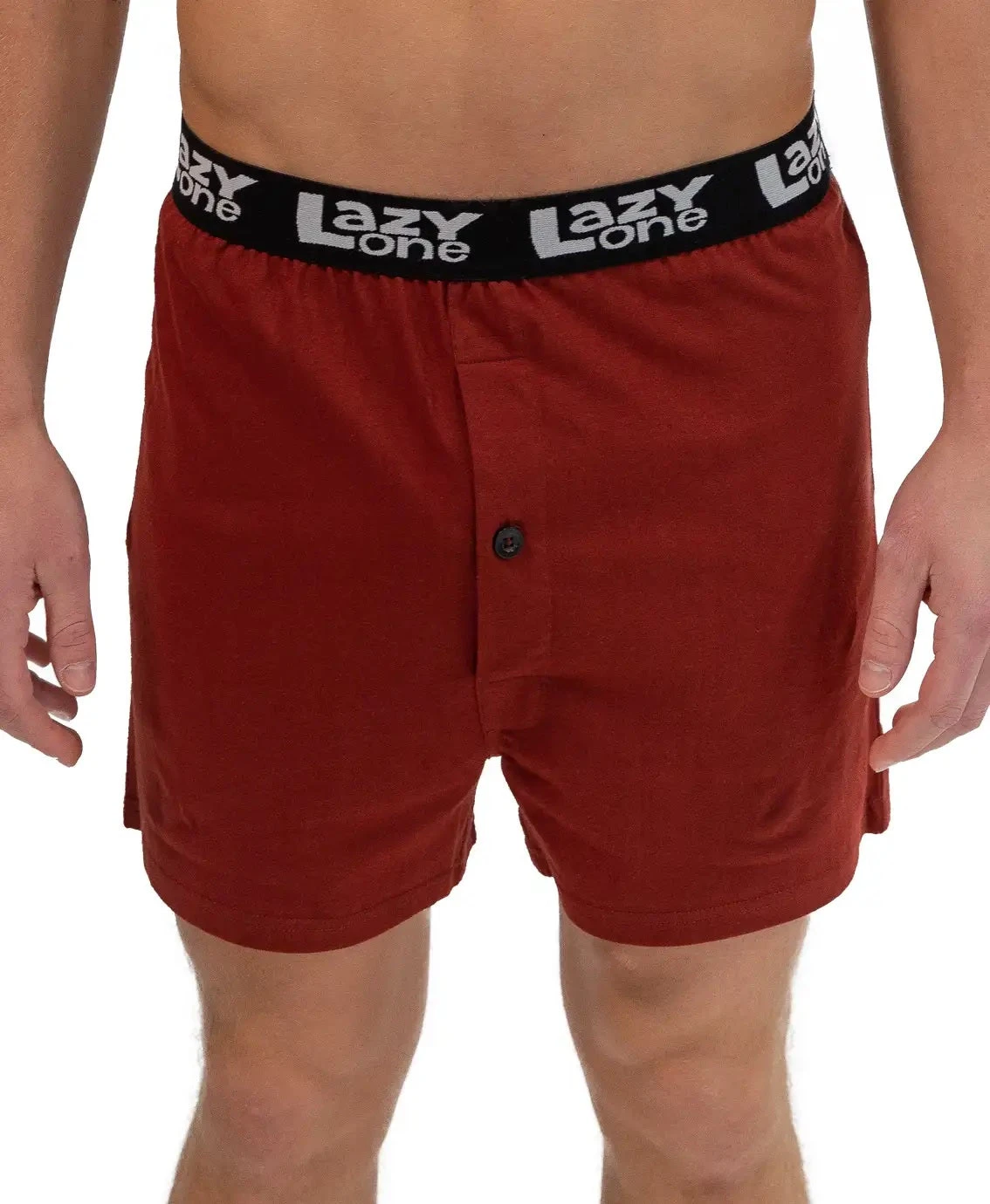 'Lazy One' Men's Butt Nugget Boxer - Brick Red 'Lazy One' Men's Butt Nugget Boxer - Brick Red -Outdoor Clothing Store