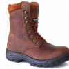 'Work Zone' Men's 8" 200GR EH WP Steel Toe - Brown -Outdoor Clothing Store 852 brn 1024x1024@2x