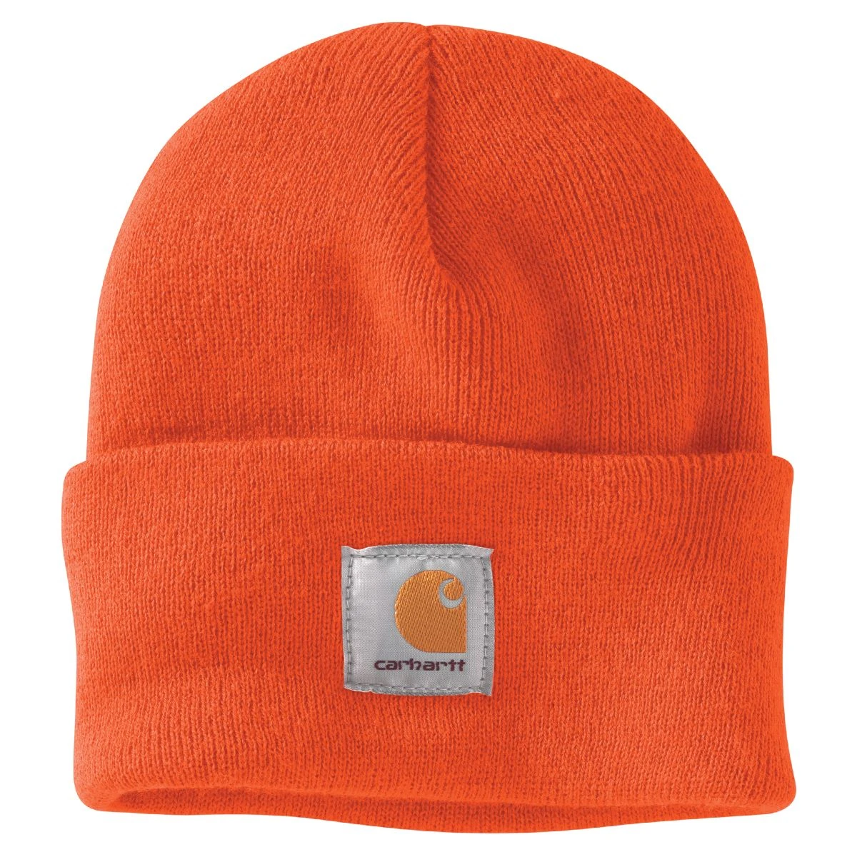 'Carhartt' Acrylic Watch Knit Hat - Bright Orange 'Carhartt' Acrylic Watch Knit Hat - Bright Orange -Outdoor Clothing Store