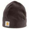 'Carhartt' Fleece Beanie - Dark Brown -Outdoor Clothing Store A207 DKB S19 1024x1024@2x