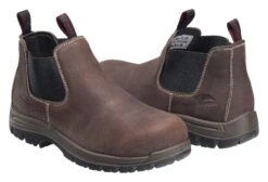 'Avenger' Men's 4" Foreman Romeo EH SR Comp Toe Pull On - Brown -Outdoor Clothing Store A7110 pair 1024x1024@2x