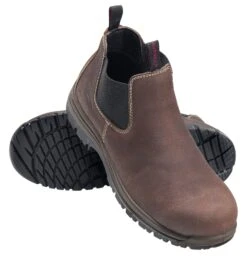 'Avenger' Men's 4" Foreman Romeo EH SR Comp Toe Pull On - Brown -Outdoor Clothing Store A7110 stack 1024x1024@2x