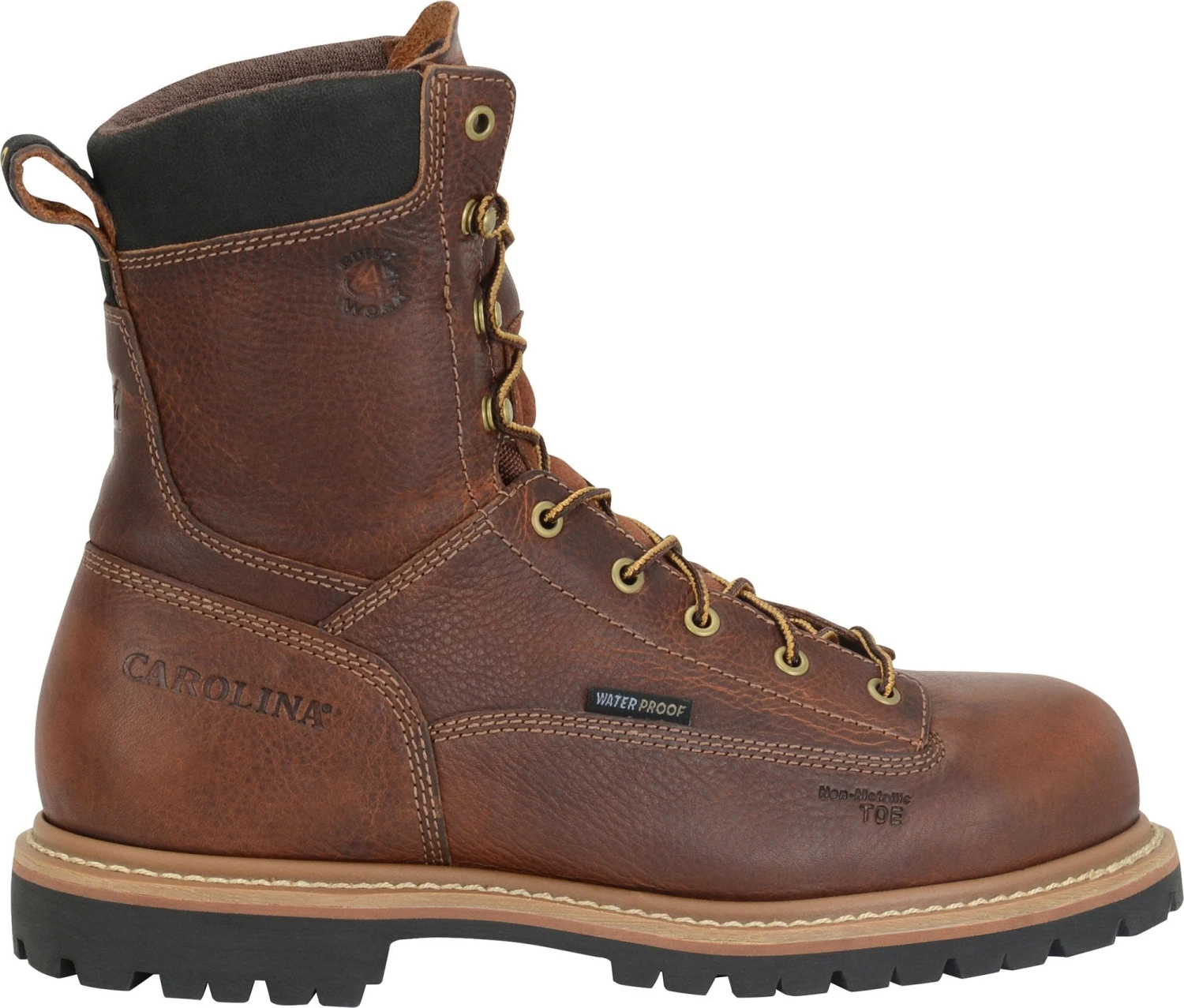'Carolina' Men's 8" Grind WP EH - Brown 'Carolina' Men's 8" Grind WP EH - Brown -Outdoor Clothing Store CA5029
