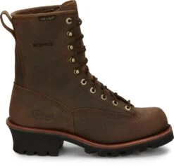 'Chippewa' Men's 8" Paladin Bay Apache WP Soft Toe - Brown