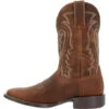 'Durango' Men's 11" Westward Square Toe - PRAIRIE BROWN -Outdoor Clothing Store DDB0342 instep profile 1024x1024@2x