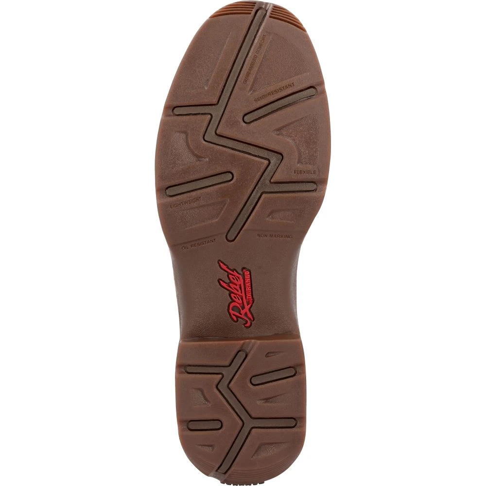 'Durango' Men's 12" Rebel Western Round Toe - Oak Bark / Midnight 'Durango' Men's 12" Rebel Western Round Toe - Oak Bark / Midnight -Outdoor Clothing Store