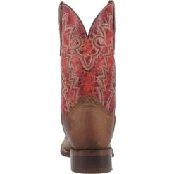 'Dan Post' Men's 11" Killeen Western Square Toe - Tan / Red -Outdoor Clothing Store DP4813 4 1024x1024@2x