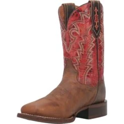 'Dan Post' Men's 11" Killeen Western Square Toe - Tan / Red -Outdoor Clothing Store DP4813 8 1024x1024@2x