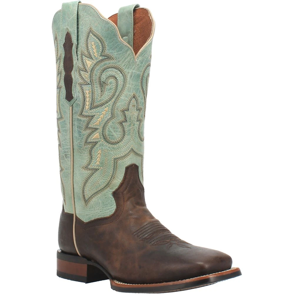 'Dan Post' Women's 13" Malani Square Toe - Chocolate / Mint 'Dan Post' Women's 13" Malani Square Toe - Chocolate / Mint -Outdoor Clothing Store DP4892