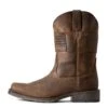 'Ariat' Men's 11" Rambler Patriot Square Toe - Brown -Outdoor Clothing Store F19 MNS WEST Couto 10029692 side 1024x1024@2x