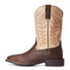 'Ariat' Men's 11" Amos Western Square Toe - Brown / Tan -Outdoor Clothing Store F20 MNS WEST 10034045 side 1024x1024@2x