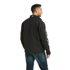 'Ariat' Men's Logo 2.0 Softshell Jacket - Black / Grey Camo 5 'Ariat' Men's Logo 2.0 Softshell Jacket - Black / Grey Camo -Outdoor Clothing Store F21 MNS WEST 10037371 back 1024x1024@2x