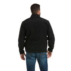 'Ariat' Men's Basis 2.0 1/4 Zip - Black -Outdoor Clothing Store F21 MNS WEST 10037718 back 1024x1024@2x