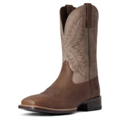 'Ariat' Men's Rawly Ultra Square Toe - Brown -Outdoor Clothing Store F21 MNS WEST 10038370 3 4 front 1024x1024@2x
