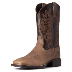 'Ariat' Men's Layton Square Toe - Brown -Outdoor Clothing Store F21 MNS WEST 10038449 3 4 front 1024x1024@2x