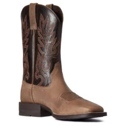 'Ariat' Men's Layton Square Toe - Brown -Outdoor Clothing Store F21 MNS WEST 10038449 medial 1024x1024@2x