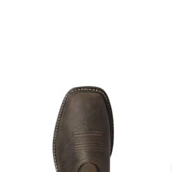 'Ariat' Men's Workhog XT VentTEK Square Toe - Brown -Outdoor Clothing Store F21 MNS WORK 10038427 toe 1024x1024@2x