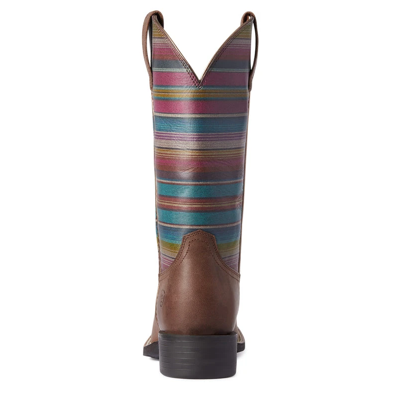 'Ariat' Women's Round Up Square Toe - Brown / Serape 'Ariat' Women's Round Up Square Toe - Brown / Serape -Outdoor Clothing Store
