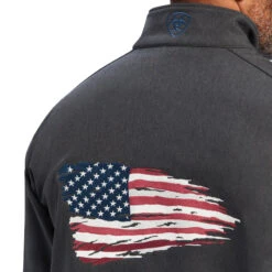 'Ariat' Men's Logo 2.0 Patriot Softshell Water Resistant Jacket - Charcoal 4 'Ariat' Men's Logo 2.0 Patriot Softshell Water Resistant Jacket - Charcoal -Outdoor Clothing Store F22 MNS WEST 10041439 detail02 1024x1024@2x
