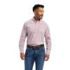 'Ariat' Men's Pro Series Filmore Classic Fit Button Down - Lilac -Outdoor Clothing Store F22 MNS WEST 10041744 front 1024x1024@2x
