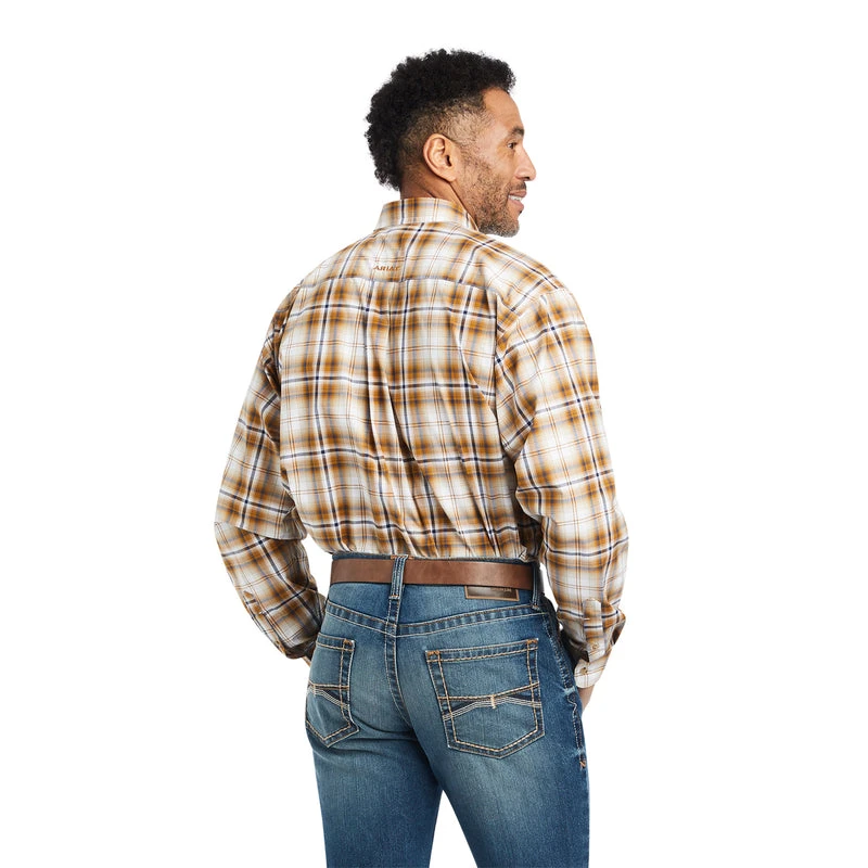 'Ariat' Men's Pro Series Geri Classic Fit Button Down - White 'Ariat' Men's Pro Series Geri Classic Fit Button Down - White -Outdoor Clothing Store