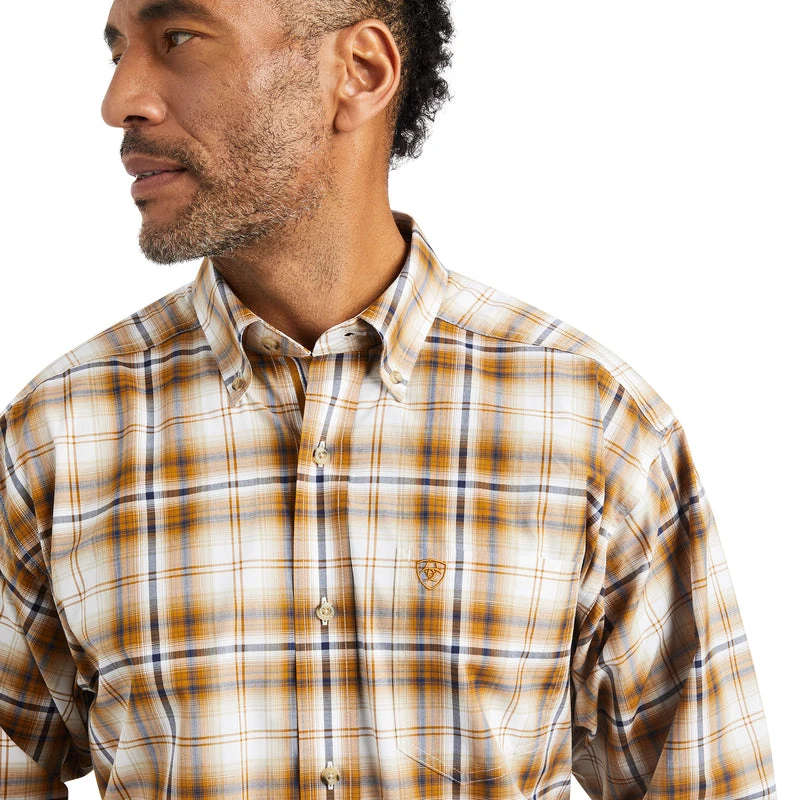 'Ariat' Men's Pro Series Geri Classic Fit Button Down - White 'Ariat' Men's Pro Series Geri Classic Fit Button Down - White -Outdoor Clothing Store