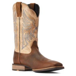 'Ariat' Men's 12" Everlite Blazin Western Square Toe - Whole Wheat / Sand Dollar 6 'Ariat' Men's 12" Everlite Blazin Western Square Toe - Whole Wheat / Sand Dollar -Outdoor Clothing Store F22 MNS WEST 10042436 medial 1024x1024@2x