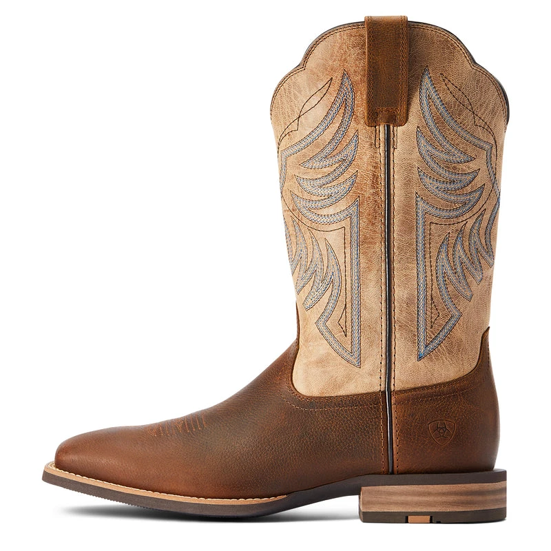'Ariat' Men's 12" Everlite Blazin Western Square Toe - Whole Wheat / Sand Dollar 'Ariat' Men's 12" Everlite Blazin Western Square Toe - Whole Wheat / Sand Dollar -Outdoor Clothing Store