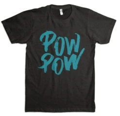 'Dale Brisby' Men's Pow Pow Tee - Black