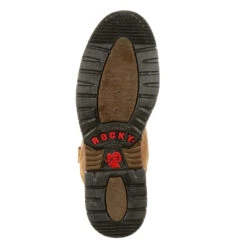 'Rocky' Men's 10" Original Ride Branson Roper WP Round Toe - Aztec Crazy Horse -Outdoor Clothing Store FQ0002733 outsole 1024x1024@2x