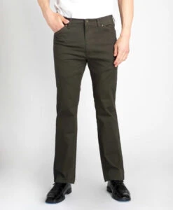'Grand River' Twill Stretch Pant - Olive