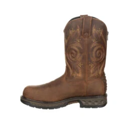 'Georgia Boot' Men's 10" Carbo-Tec EH WP Comp Toe - Brown 8 'Georgia Boot' Men's 10" Carbo-Tec EH WP Comp Toe - Brown -Outdoor Clothing Store GB00239 instep profile 1024x1024@2x