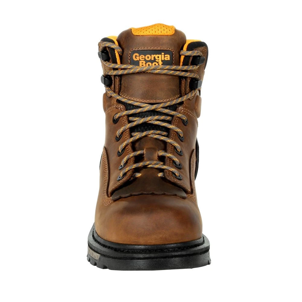 'Georgia Boot' Men's 6" Carbo Tec LTX EH WP Comp Toe - Brown 'Georgia Boot' Men's 6" Carbo Tec LTX EH WP Comp Toe - Brown -Outdoor Clothing Store