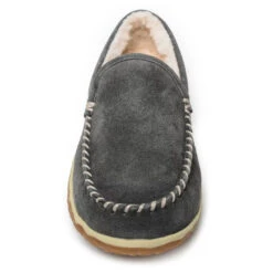 'Minnetonka' Men's Suede Tilden Moc Slipper - Grey -Outdoor Clothing Store GUEST 25caacb9 ef24 4193 b6f1 7e1342249dbf 1024x1024@2x