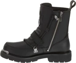 'Harley Davidson' Men's 6" Distortion Skull Zip Boot - Black -Outdoor Clothing Store HDM D94167 F15 091114 180 1024x1024@2x