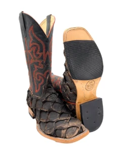 'Anderson Bean' Men's 13" HorsePower Top Hand Big Bass Square Toe - Pirarucu / Royal Blue Mad Dog -Outdoor Clothing Store HP80066 1024x1024@2x