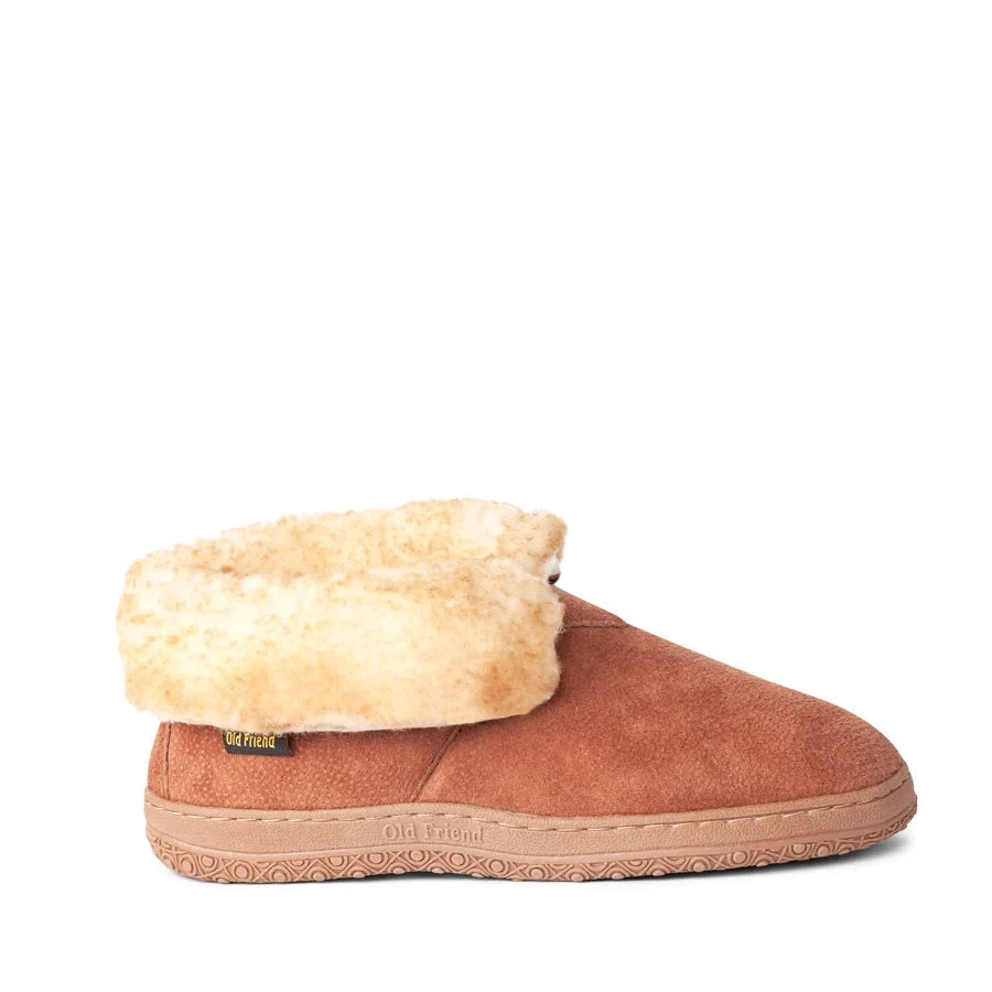 'Old Friend Footwear' Men's Bootee Slipper - Chestnut (Extra Wide) 'Old Friend Footwear' Men's Bootee Slipper - Chestnut (Extra Wide) -Outdoor Clothing Store IMG 0609 1024x1024 a872f669 e5f9 4924 a98e