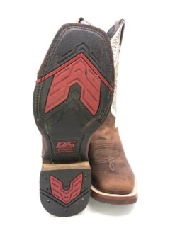 'Tanner Mark' Men's 13" Western Square Toe - Brown / Bone -Outdoor Clothing Store IMG 3248 1024x1024@2x