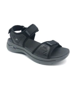 'Skechers' Men's GOwalk Arch Fit Sandal - Black / Charcoal -Outdoor Clothing Store IMG 3456 1024x1024@2x
